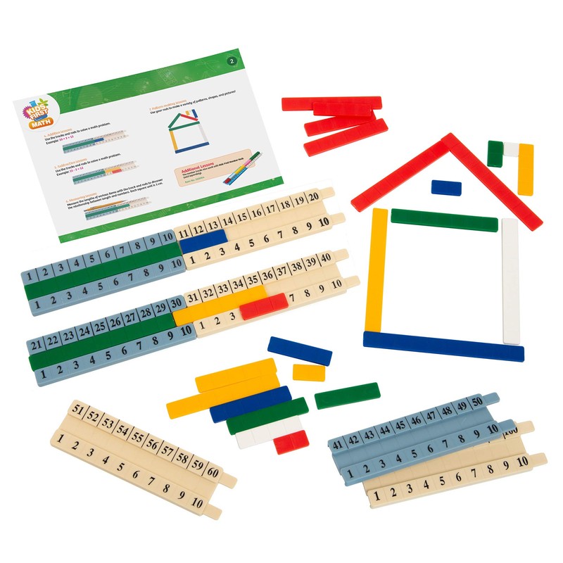 Kids First Math: Number Track Math Kit w/ Lesson Guide
