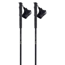 Komperdell Carbon FXP Trail Poles, Black/Titanium, 115 cm
