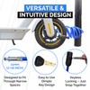 DocksLocks Bike Cable Lock Set, Coiled Security Cable with Key