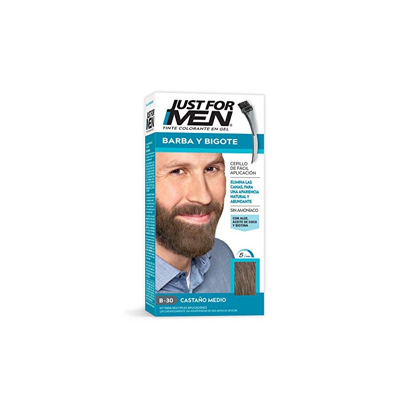 Just For Men Tinte Colorante en Gel Para Barba y