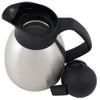 Helios Enduro Push Stainless Steel Vacuum Jug 0.6 Litre, Metallic