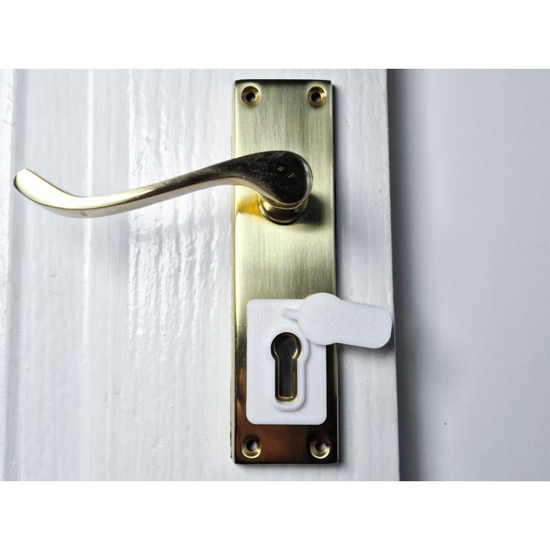 Decoralin Standard Keyhole Draught Excluder Stopper Key Cover Cap Traditional