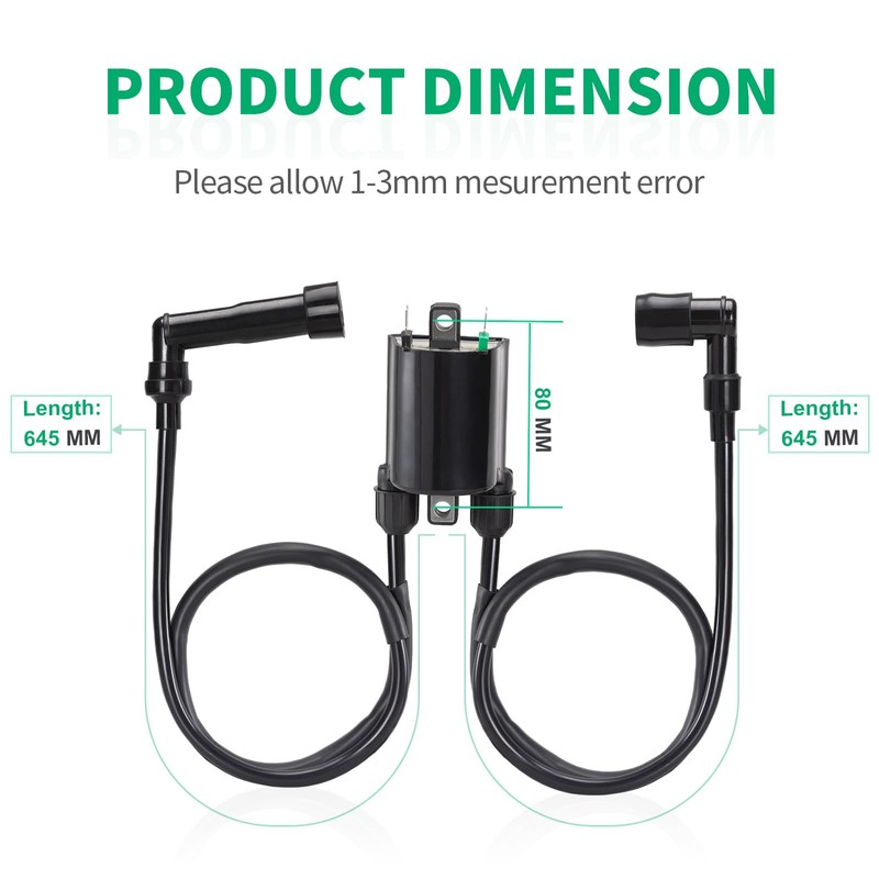 Ignition Coil & Spark plug for Kawasaki VN1500 Vulcan 1500