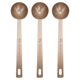 sourcing map 3pcs Single Measuring Spoon 1tbsp (3tsp, 15ml) Teaspoon/Tablespoon 304 Stainless Steel Single Tiny Square Bowl Measuring Spoon Long Handle Measure Scoop, Rose Gold
