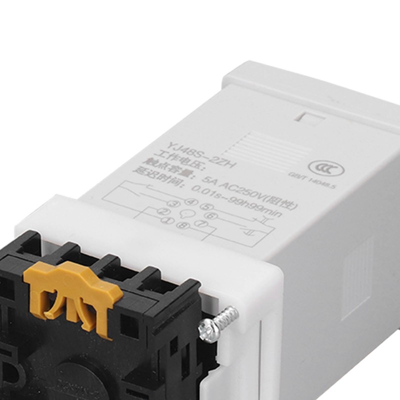 Time Relay 8 Pin 2 Sets 0.01S To 99H99MIN Programmable