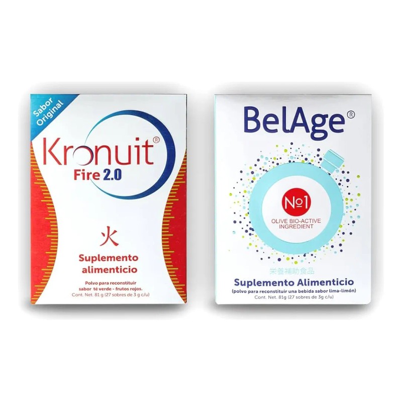 Kronuit Y Belage Combo, Cajas De 27 Sobres Cada Uno