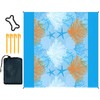 WEFHEF 200 x 200 cm beach blanket, sand-free beach mat,