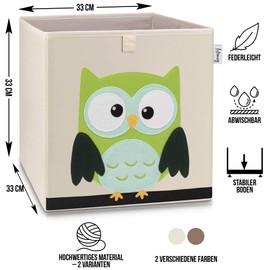 Lifeney Children's Storage Box I Practical Storage Box for Any Nursery I Kids Play Box Cute Toy Box I Basket for Storage of Kids Toys