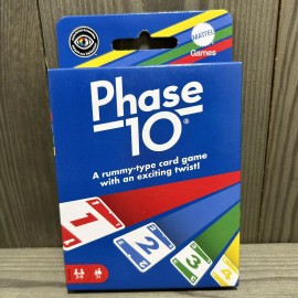 Mattel Phase 10 Card Game - Kid-Friendly (Multicolor) | 1 Pack