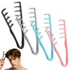 4 Pieces Curling Comb Texture Comb for Men and Women