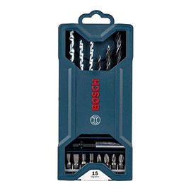 BOSCH Set Accesorios Mini-X-Line Brocas y Puntas | 15pz.