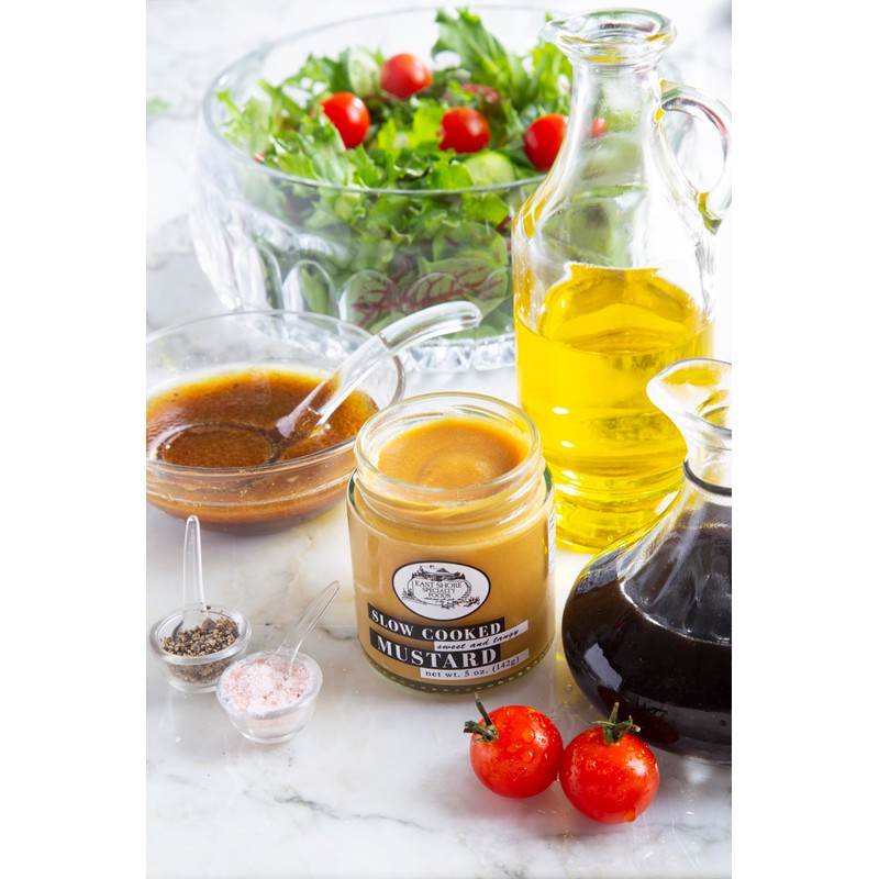 East Shore Sweet & Tangy Mustard – Gourmet Yellow Mustard