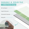 Commomy Thicker Sage Green Peel and Stick Tiles- 10 pcs