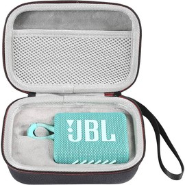 SaharaCase Carrying Case for JBL Go3 [Rugged] Full Body Protection Antislip Grip - Black