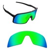 Alphax Emerald Green Polarized Replacement Lenses for Oakley Sutro OO9406
