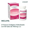 2 Pc Colágeno Hidrolizado 700mg Colágeno En Combinación 120t
