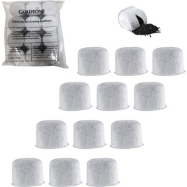 For Capresso GOLDTONE 12 Pack Water Filters For CAPRESSO Coffee Maker Replaces 4440.90 Filter