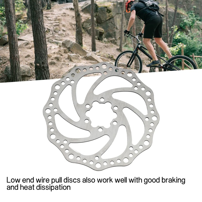 160mm Disc Brake Rotor for Mountain Bikes, 6.3 inches (160