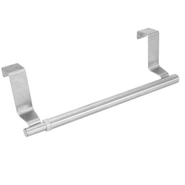 Yosoo Door Hanger, Towel Holder, Towel Rack, Non-slip Cushion Design, Hanging Design, 13.4 inches (34 cm), Retractable Horizontal Bar, Thick Steel, Suitable for Doors Up to 0.7 inches (1.9 cm) Thick,