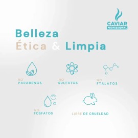Trío Bifase Caviar Professional Ecológico (3 piezas de acondicionador Instantáneo) con Extracto de Caviar Biomimético