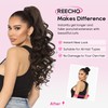 REECHO Ponytail Extension, 24" Claw Clip in Ponytail Extensions Long