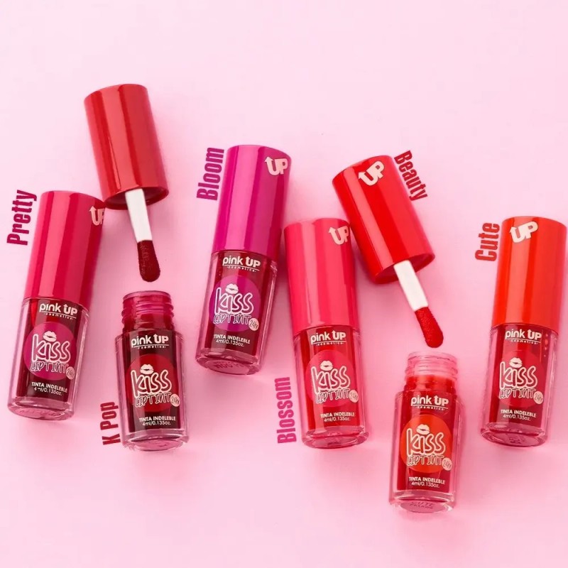 Tinta Indeleble Para Labios Kiss Lip Tint Pink Up Tono