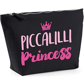 Hippowarehouse Piccalilli princess printed make up cosmetic wash bag 18x19x9cm
