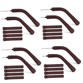 GLEAVI 12pairs Eyeglass Temple Covers Comfortable Anti- Eyeglass Ear Grips Knitted Arm Sleeves for for Daily Use and Sports Activities