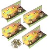 Bed Rail Brackets Set of 4 - Heavy Duty Bed