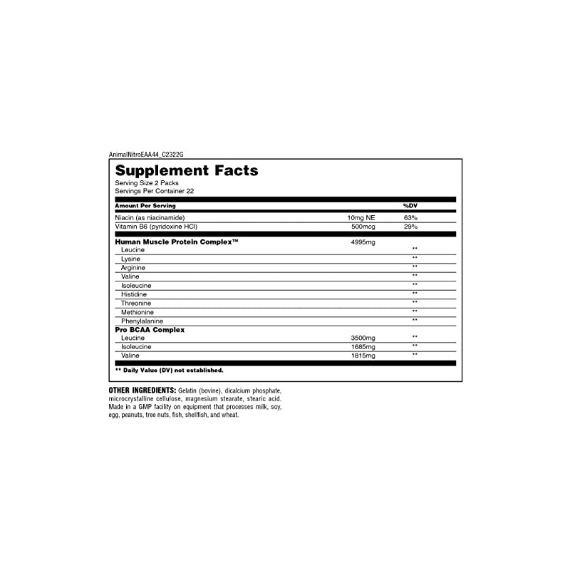 Universal: Animal Nitro 44pks