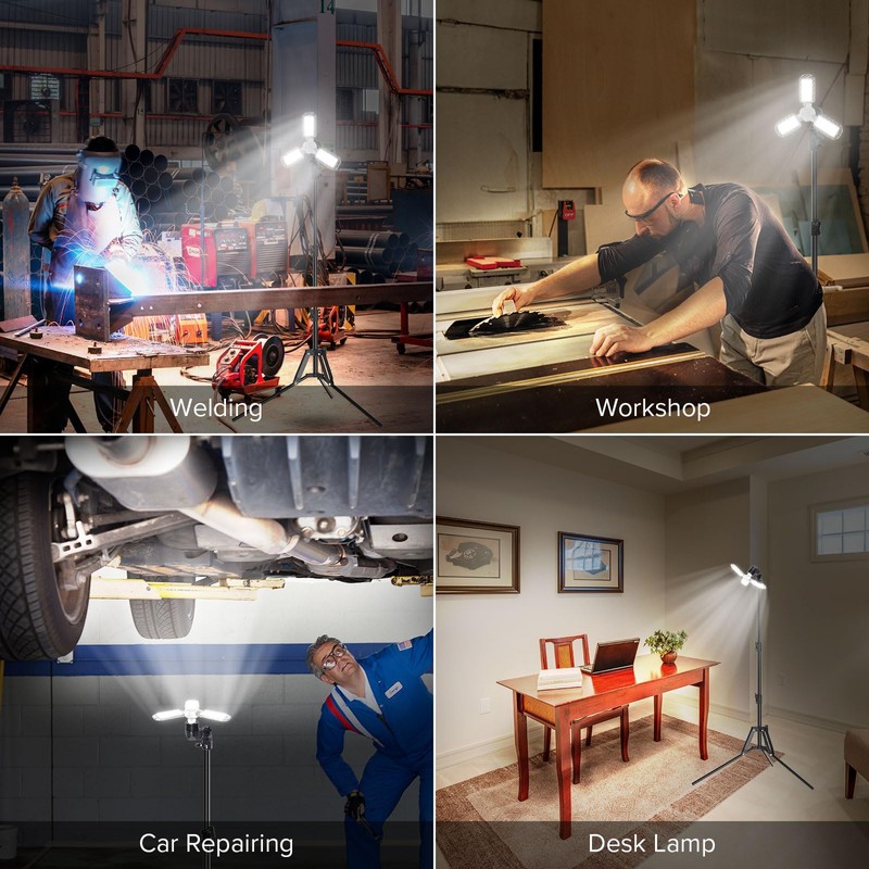 SANSI 300 Watt Equivalent LED Work Light, 3300LM 5000K Portable