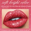 EUBUY lápiz Labial líquido, Mate a Brillo Diamante Brillante Brillo