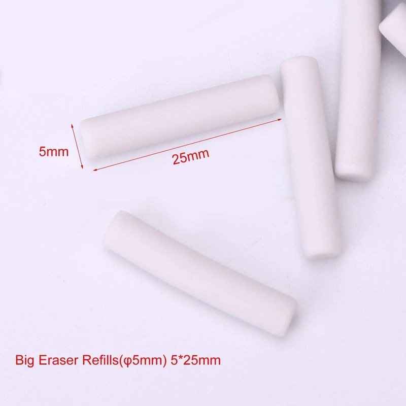 50pcs White Rubber Erasers Refills Erasers Refill Erasers Perfect for