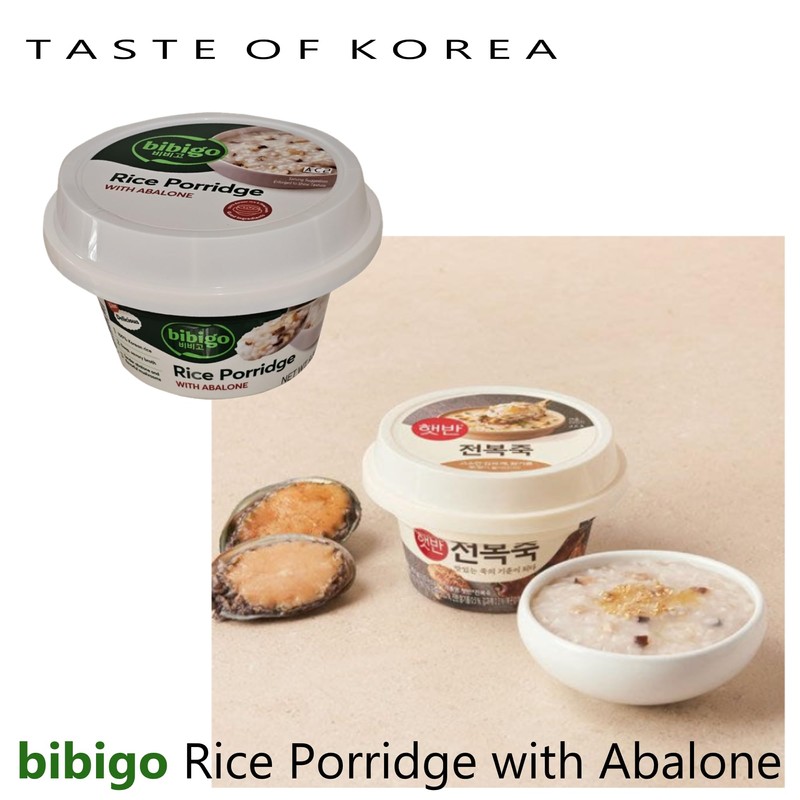CJ Bibigo Abalone Porridge, 265g (6, ABALONE)