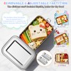 TeamFar Stainless Steel Bento Box, 2 Pack 47oz/1400ml Metal Lunch