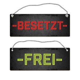 Studded - Free Reversible Sign with Cord