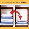 1ABOVE Pack of 6 Vacuum Compressed Storage Bags, Mould Moisture