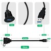 HuaLiSiJi USB Panel Flush Mount Cable 5Gbps Data Transmission USB