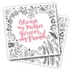 Vinyl Square Stickers (Set of 2) 7.5cm - Mother's Day