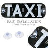 YSY White LED Sign Decor, Taxi Flashing Hook on Car