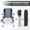 Folding Camping Chair Portable Outdoor Beach Chair, Heavy Duty Foldable