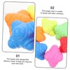 GRIRIW 6pcs Hexagonal Reaction Balls Durable Agility Balls for Speed