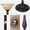 HonoDing Torchiere Floor Lamp for Living Room, Standing Lamp with