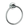 Croydex QM751541 Flexi-Fix Easy to Fit Wimborne Towel Ring, Chrome