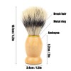 2pcs / Set Shaving Soap Bowl Shaving Brush Beard Brush