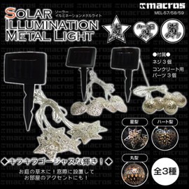 Solar Charging Outdoor Splashproof Illumination Decoration Metal