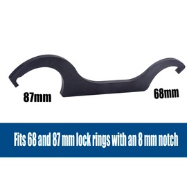 WINTOWIN Shock Spanner Wrench,Motorcycle Shock Wrench -68mm and 87mm,Pin Spanner to Adjust the Rear Suspension and Shock