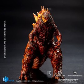 Hiya Toys Godzilla: King of Monsters - Figura de acción básica de Godzilla Exquisita