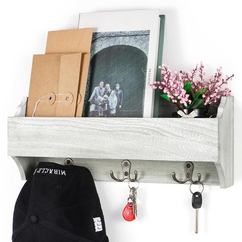 Mail & Key Holder Shelves , Mail Sorter Wall Mount