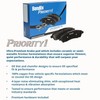 Bendix Bendix Priority1 CFC1439 Ceramic Rear Brake Pads for Select
